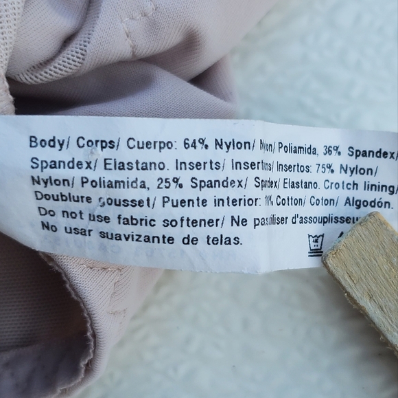 Maidenform Shapewear Bodysuit Tan Women's Size Medium DM5004 - Picture 4 of 4